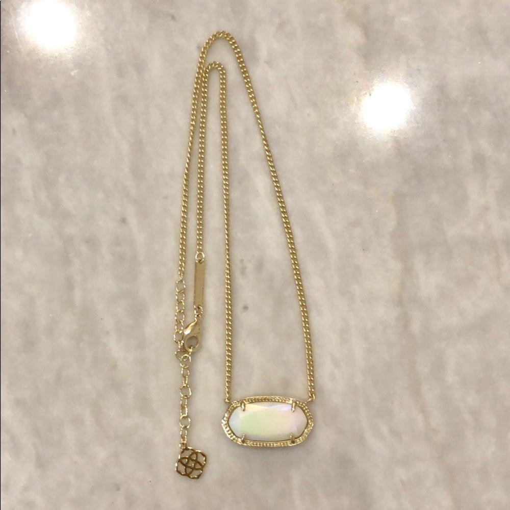 Kendra Scott Brand new Iridescent white Dylan